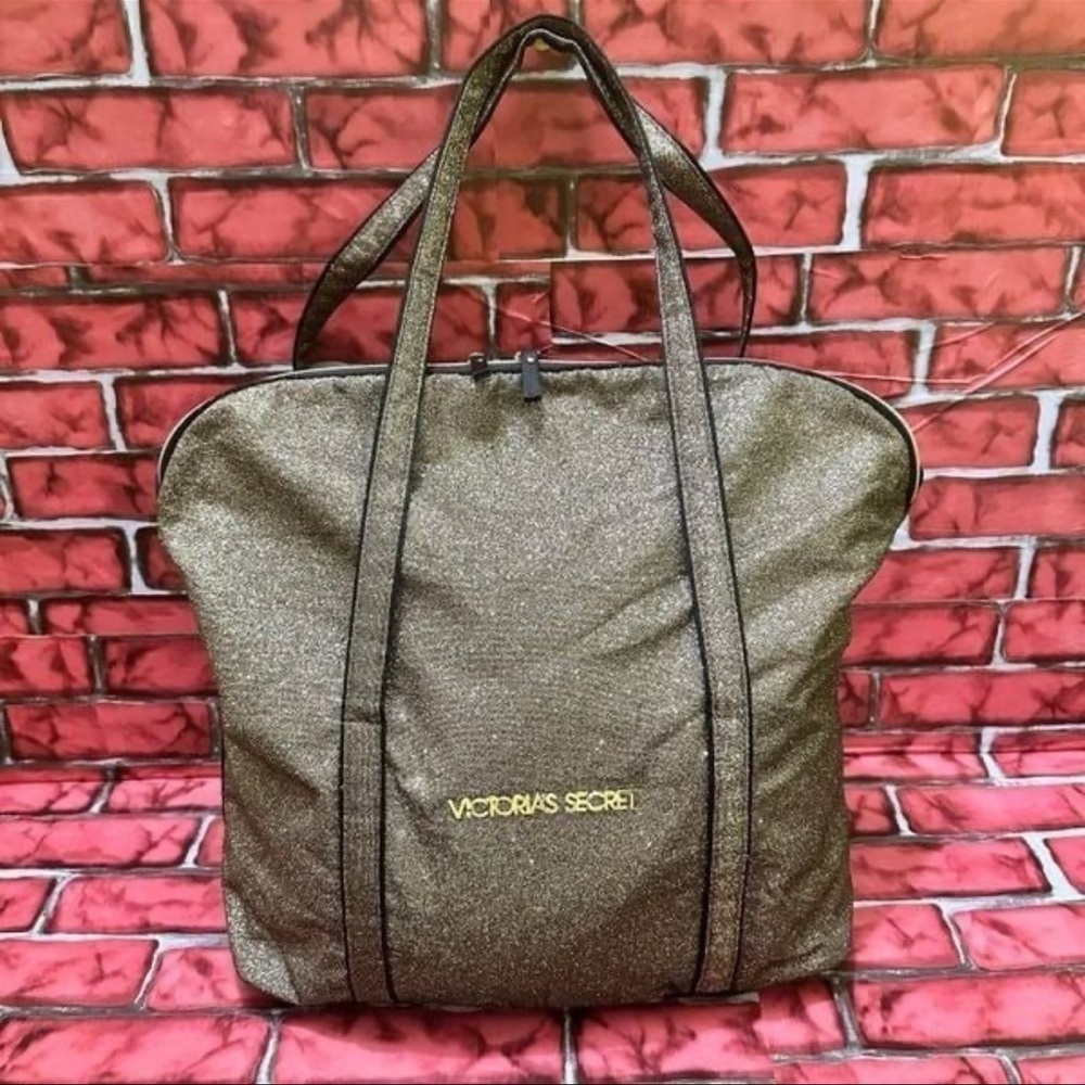 Victoria's Secret Gold Tote Bag